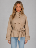Women's Cropped Trench Jacket
