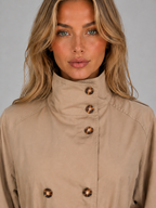 Women's Cropped Trench Jacket