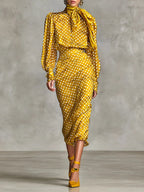 Dahlia Polka Dot Two-Piece Set