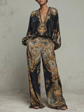 Isabella Baroque Floral Print Suit