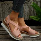 Sandalias Layla de cuña con comodidad sin esfuerzo