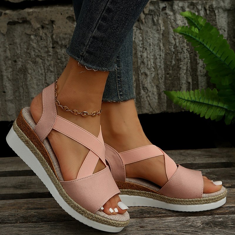 Sandalias Layla de cuña con comodidad sin esfuerzo
