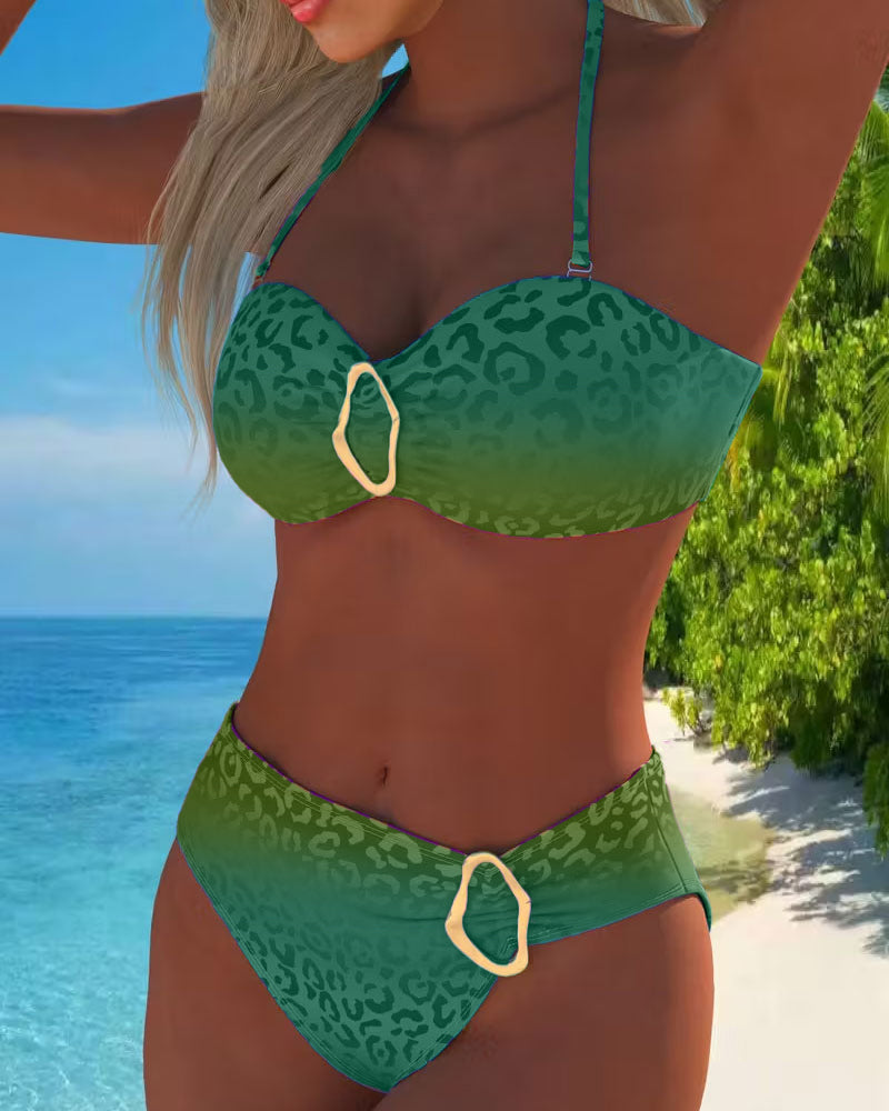 Sofie - Conjunto de biquíni com decote halter