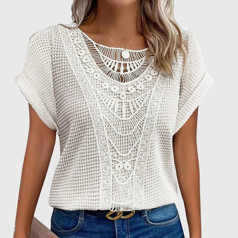Pearl™ | Blusa elegante no estilo Ibiza