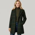 ADRIANA | GABARDINA DE INVIERNO DE CUADROS