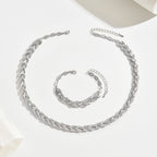 Annemijn | Sieradenset met kristallen zeemeerminnenstaart - Bellanza