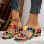 Gianna – Bold Accent Heel Sandals
