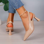 Sophia | Zapatos de tacón elegantes con correa trasera