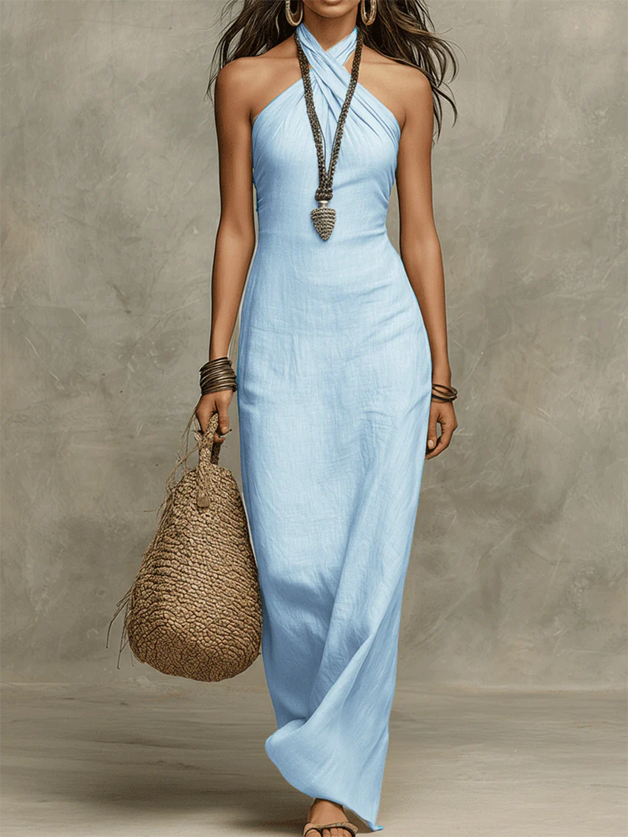 Amanda | Vestido longo vintage elegante