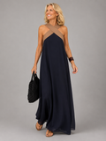 Velora | Vestido longo elegante transpassado