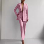 Sofia Blazer & High Waist Pants Set