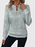 Nora | Sweater with Zipper