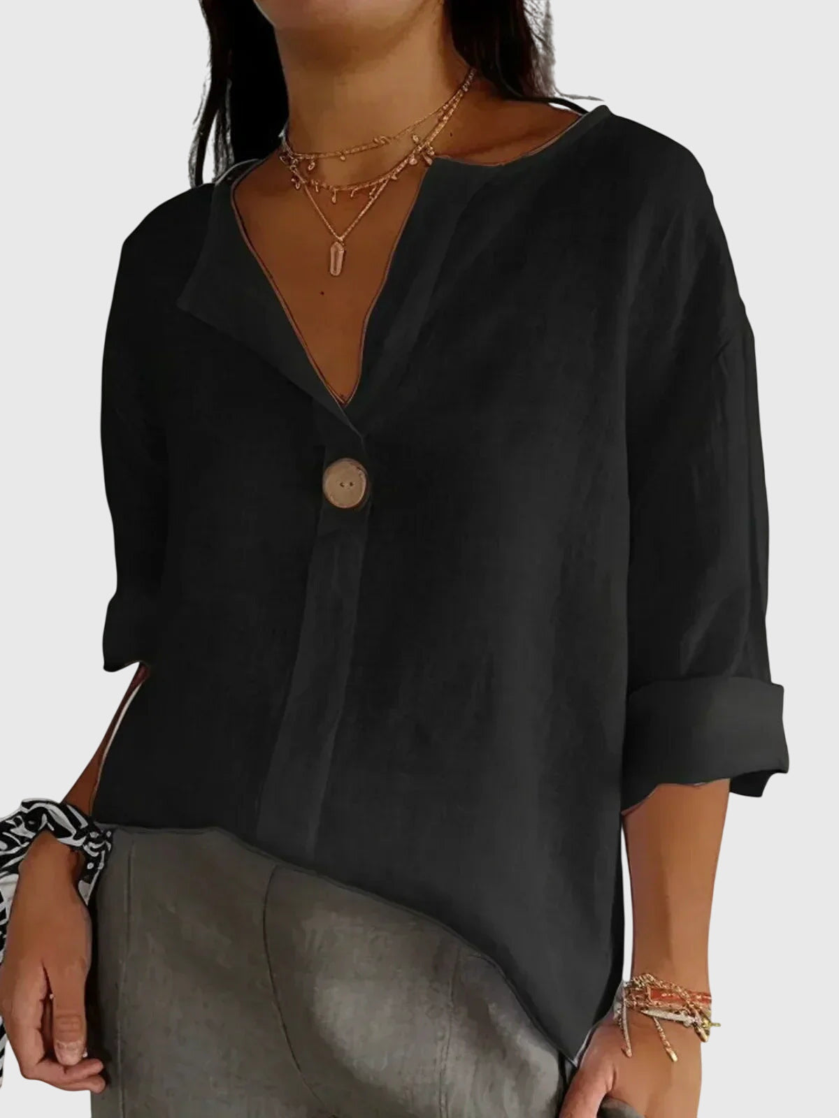 Gemma™ | Blusa confortável e chique