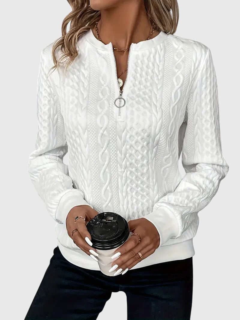 Nora | Sweater with Zipper