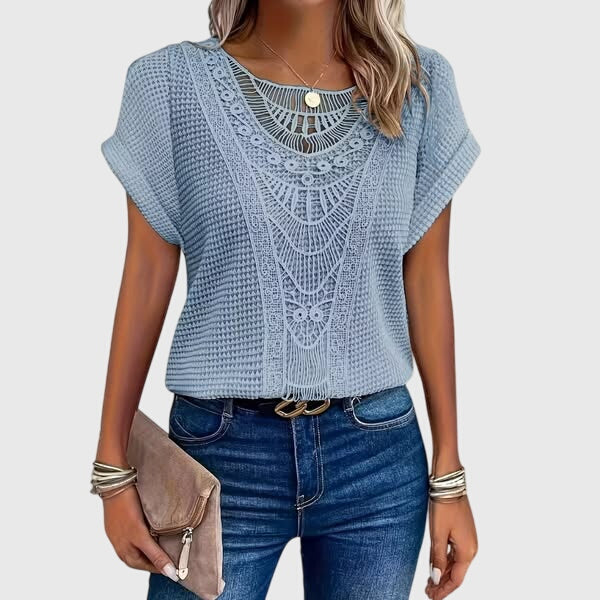 Pearl™ | Blusa elegante no estilo Ibiza