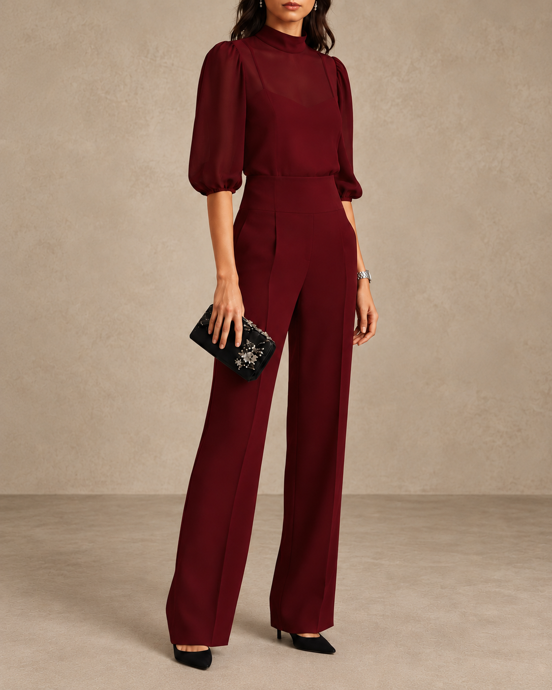 Elegant Emma™ 3-piece matching set by Bennett and Lowe, featuring coordinated clothing pieces on a neutral background.