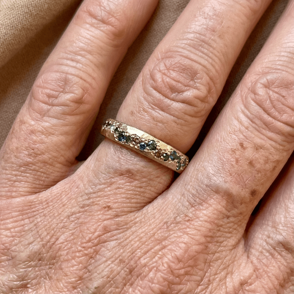 Anillo vintage dorado Bunter