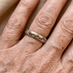 Anillo vintage dorado Bunter