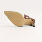 Amélie | Contrast Slingback Heels