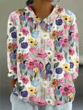 Jill | Top artístico com motivos florais