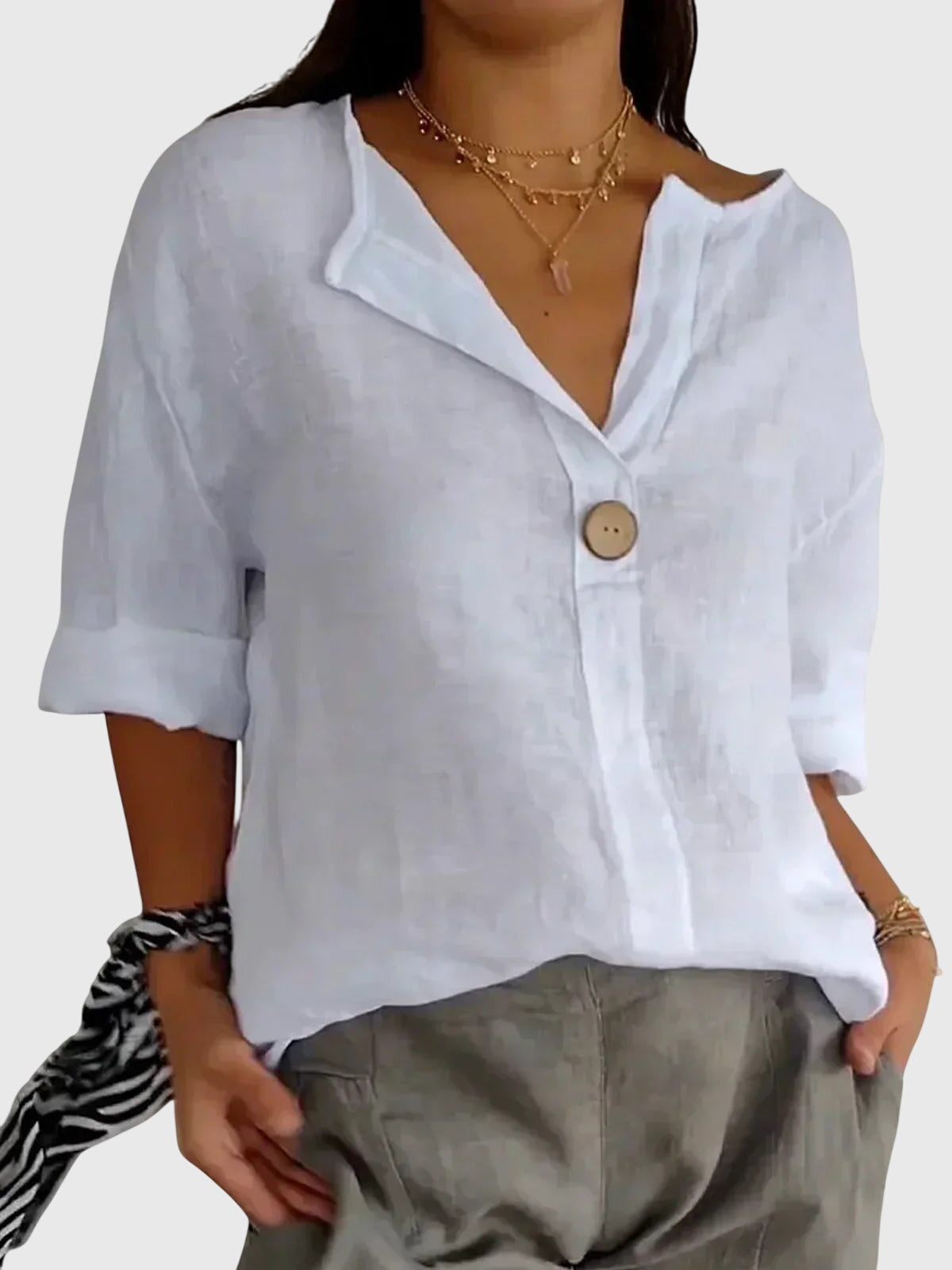 Gemma™ | Blusa confortável e chique
