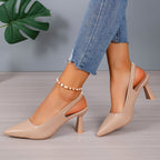 Sophia | Zapatos de tacón elegantes con correa trasera