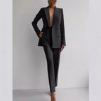 Sofia Blazer & High Waist Pants Set