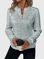 Nora | Sweater with Zipper