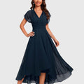 Christina™ | Vestido evasé con escote en V