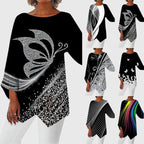 Alayah | Top elegante de gola redonda