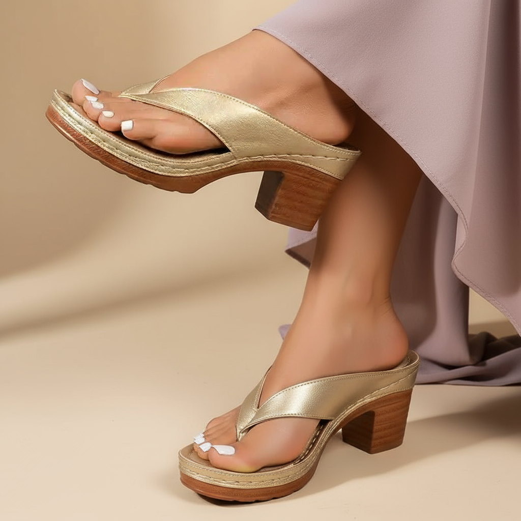 Darlene - Sandalias tipo chancla cómodas y fáciles de llevar