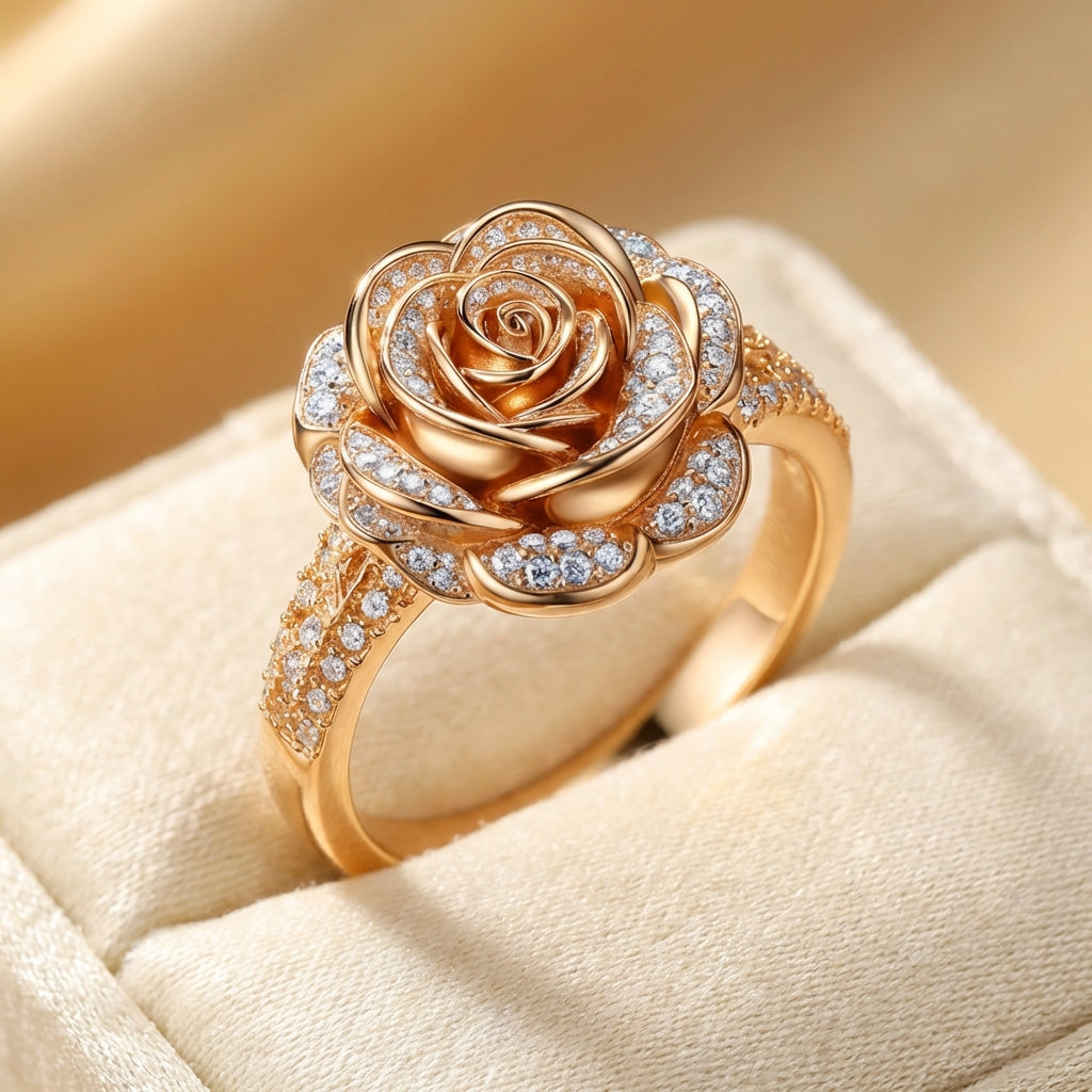 Anillo Floración Dorada