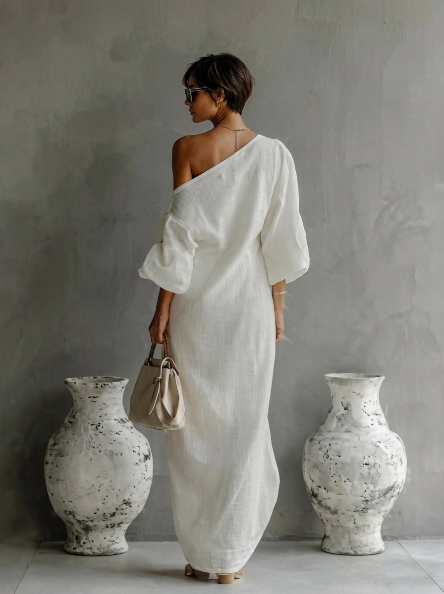 Nelle - Vestido maxi elegante