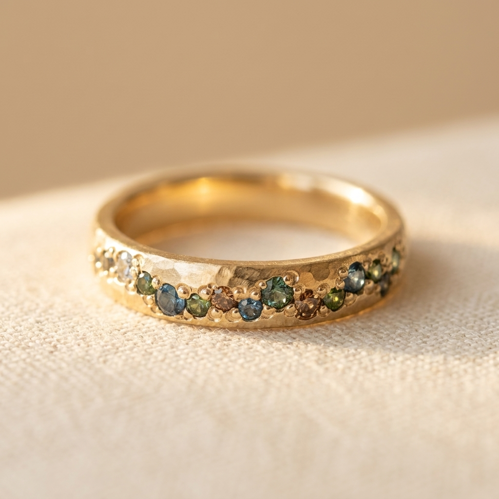 Anillo vintage dorado Bunter
