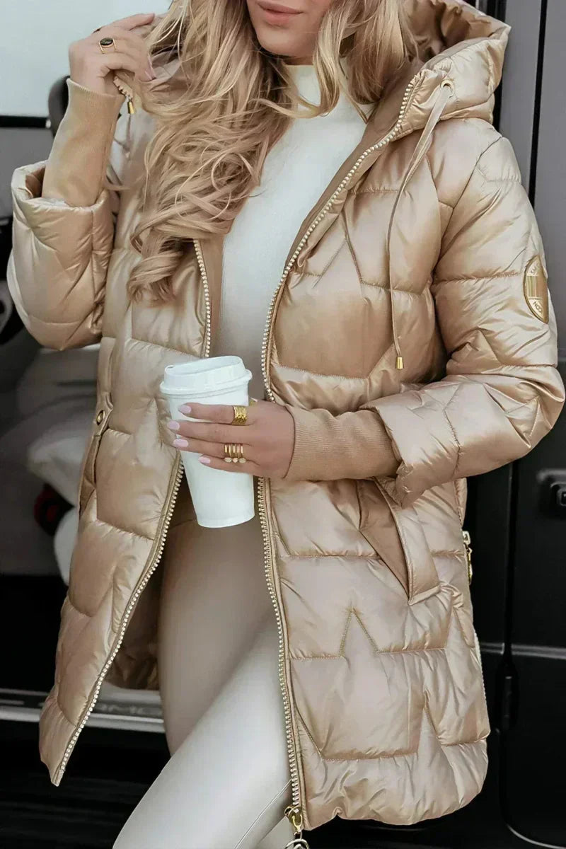 Marga | Long Warm Quilet Jacket