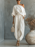 Mila™ || Conjunto de 2 piezas con hombros descubiertos