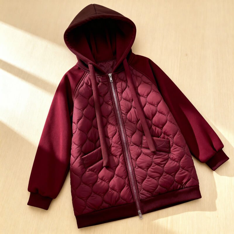 Natalie | Quilted Hoodie Jacket