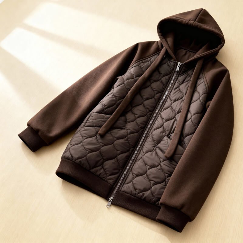 Natalie | Quilted Hoodie Jacket