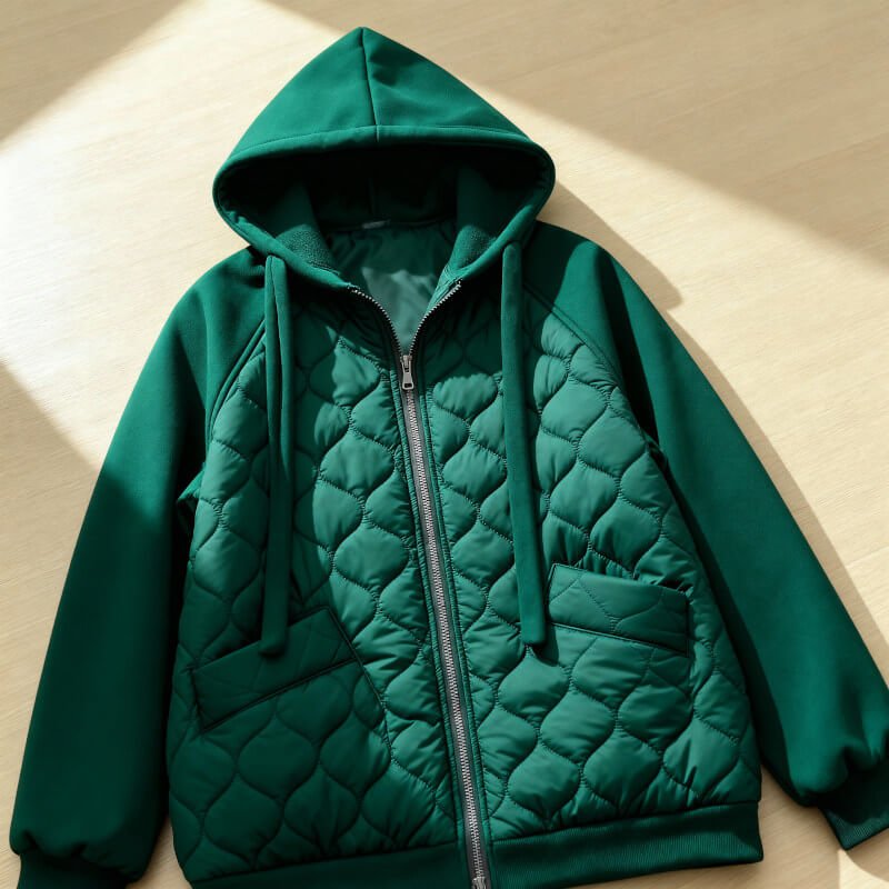 Natalie | Quilted Hoodie Jacket