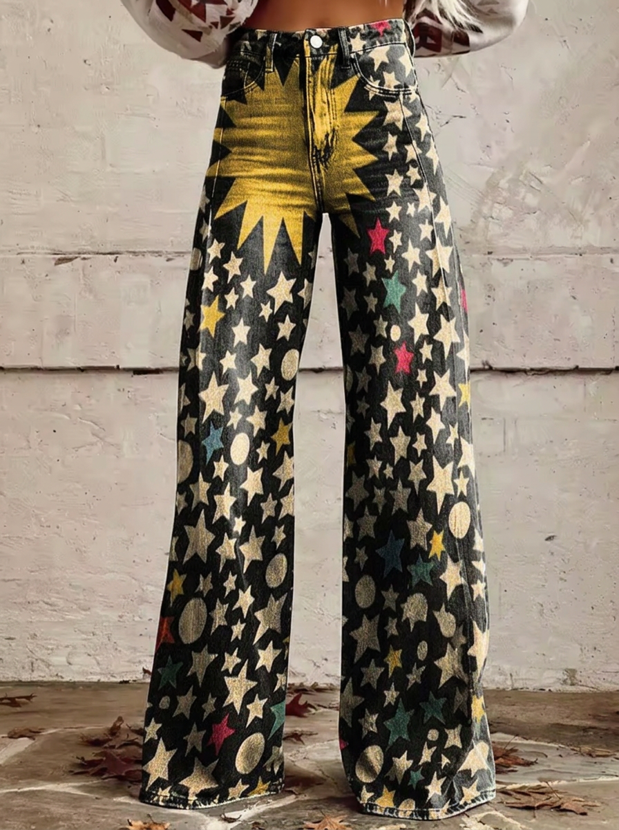 Nova - Vaqueros con estampado astral