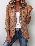 Cheryl – Vintage Floral Frill Jacket