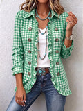 Zelda – Gingham Frill Jacket