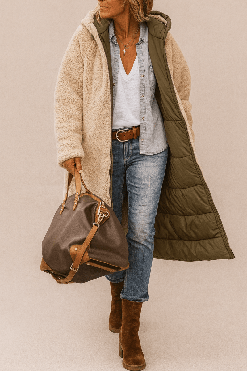 Sasha | Soft Reversible Coat