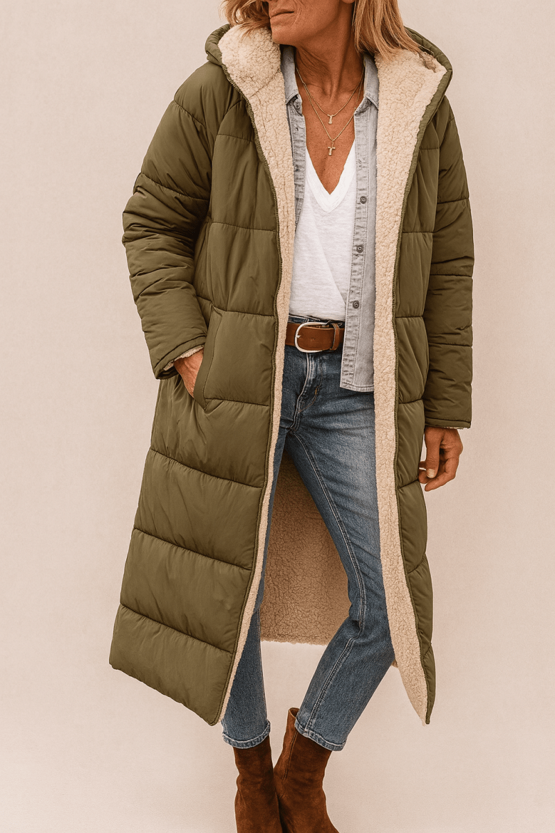 Sasha | Casaco suave reversível