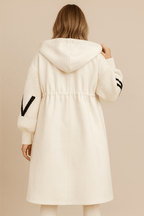 Selene | Knitted Hooded Long Coat