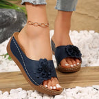 Catherine – Soft Step Floral Sandals