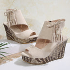 Marnie – Elegant Boho Wedge Sandals